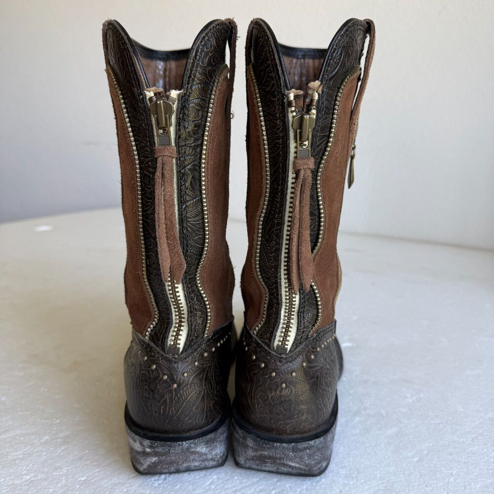 Ariat Women's 10008734 Western Cowboy Square Toe Boots shoes Size 9B - Picture 5 of 16
